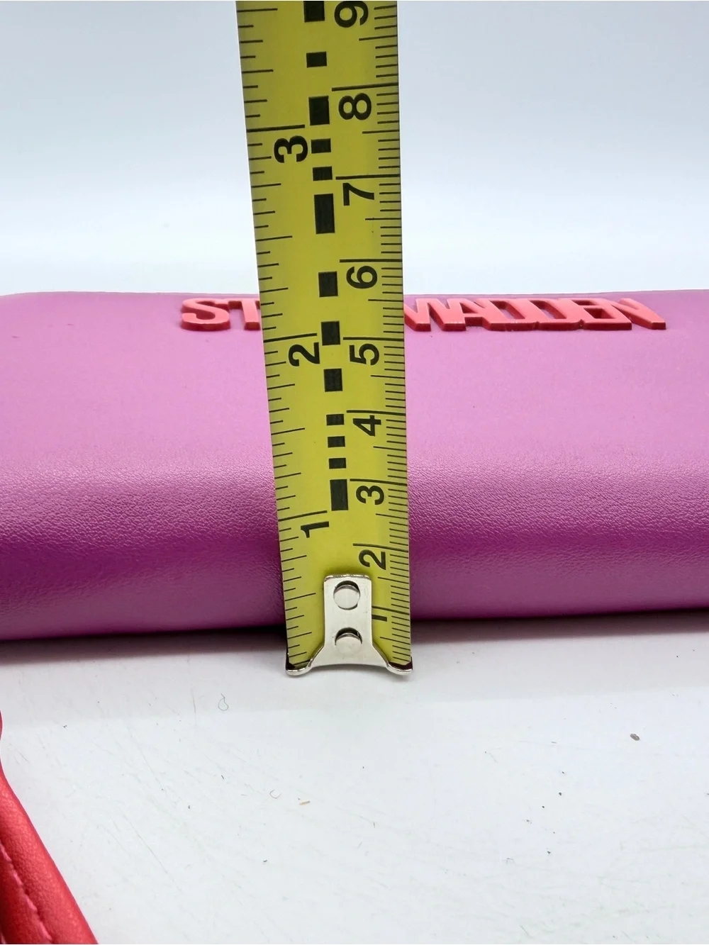 Steve Madden Pink and Coral Zip-Around Wristlet Wallet
